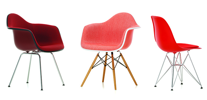 3 onvergetelijke stoelen van Charles en Ray Eames Het